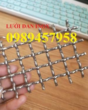 Tấm lưới đan inox304, lưới inox316 làm theo đơn hàng - Lưới chống côn trùng giá tốt