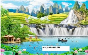 Tranh gạch men 3d phong cảnh - 655C