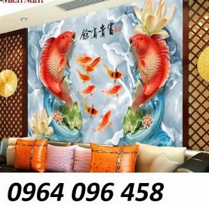 Tranh gạch 3d cá chép - GFD12
