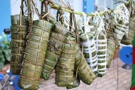 Mua bánh tét trứng muối, ngũ sắc ngon TPHCM Suong's House - 0938395939