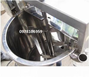 Nồi gia nhiệt, nồi nấu khuấy trộn 50 lít, nồi nấu 50 lít có gia nhiệt