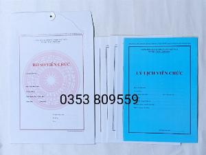 Cần mua hồ sơ viên chức