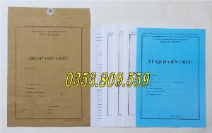 Cần mua hồ sơ viên chức