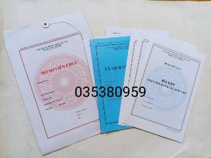 Mua hồ sơ viên chức theo thông tư 07