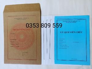 Hồ sơ cán bộ, công chức giá sỉ