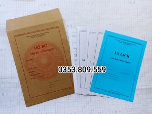 Mua hồ sơ viên chức chính hãng