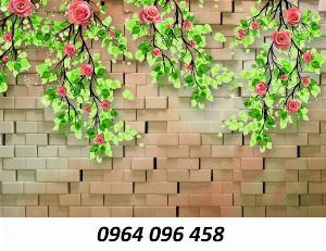 Tranh gạch 3d hoa hồng - 888CM