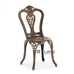 Bộ bàn 6 ghế sân vườn nhôm đúc ngoài trời đẹp cổ điển châu Âu TE2007-150A/CC2013-A