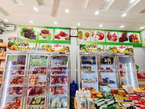 Tủ mát 3 cánh Sunflower trưng bày hoa quả, thực phẩm (mẫu mới nhất 2022)