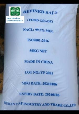 Sodium Clorua , NaCl 99.3%, muối ăn tinh khiết, Muối NaCl Trung Quốc giá mềm ! ( Ms Linh : 0979.149.980 )