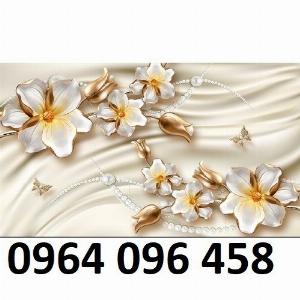 Tranh gạch 3d ốp tường sau ti vi - 544C