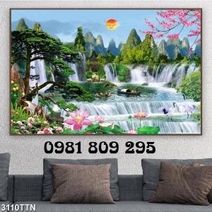 Gạch tranh phong cảnh 3d HP9876