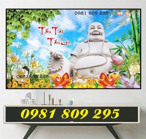 Tranh gạch men phật di lặc tài lộc HP09475