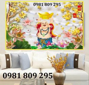 Tranh gạch men phật di lặc tài lộc HP09475