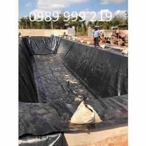Bạt Lót Hồ Tôm,Bạt Lót Bãi Rác hdpe 0.75mm khổ 5mx50m giá rẻ tại Suncogroup vn