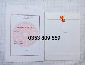 Túi mẫu Hs09A-Vc/Bnv Ban Hành Kèm Theo Thông Tư Số 07/2019/Tt-Bnv Ngày 01/6/2019 Của Bộ Trưởng Bộ Nội Vụ