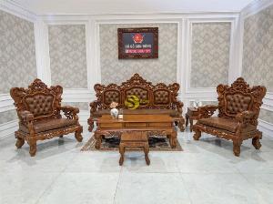 Bộ bàn ghế hoàng gia louis siêu vip 10 món