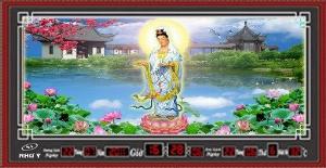 Tranh phòng thờ - tranh gạch 3d phòng thờ - GFD3