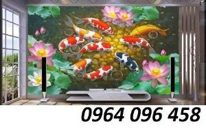 Tranh 3d phòng khách - tranh gạch 3d phòng khách - 888CM