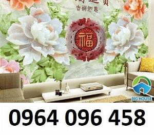 Tranh phòng thờ - tranh gạch 3d phòng thờ - DSA3