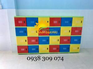 Kệ nhựa đựng cặp cho bé mầm non - hàng nhập khẩu