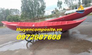 Thuyền composite chở 3 người chèo tay, thuyền du lịch, cano chở 3 - 4 người gắn động cơ