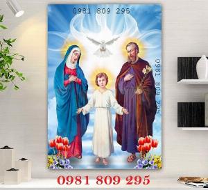 Tranh công giáo - gạch tranh 3d gia đình thánh giáo