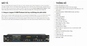 Vang karaoke Jarguar S1000 Platinum sản phẩm đến từ Hàn Quốc