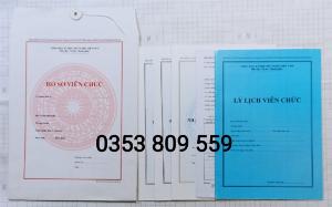 Hồ Sơ Viên Chức theo thông tư số 07/2019 mẫu mới dùng cho trường học, ngành y tế, bệnh viện, cơ quan....