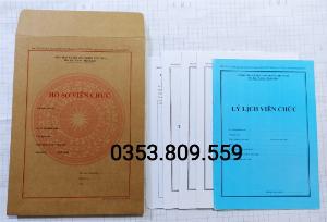 Hồ Sơ Viên Chức theo thông tư số 07/2019 mẫu mới dùng cho trường học, ngành y tế, bệnh viện, cơ quan....
