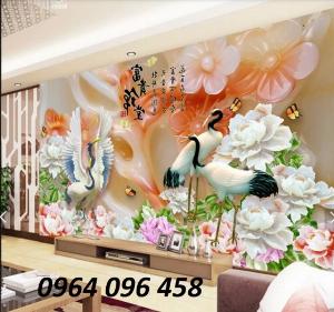 Tranh phong thủy 3d - tranh gạch 3d phong thủy - NB54