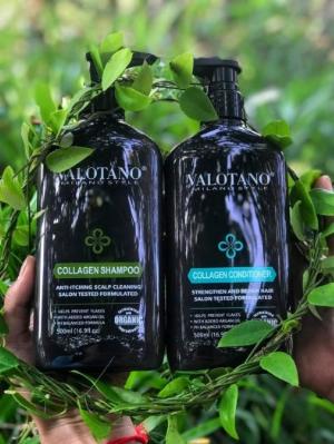 Valotano - Cặp dầu gội - xả chai 500ml