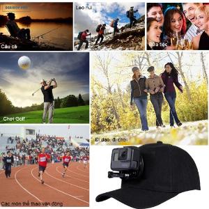 Mũ lưỡi trai gắn GoPro Hero, Action Cam, Camera hành trình Puluz PU195