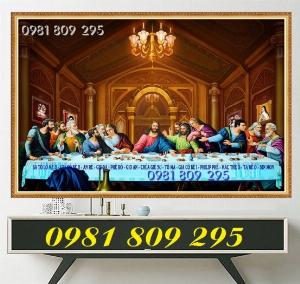 Bức tranh công giáo 12 tông đồ - gạch tranh 3d bữa tiệc ly