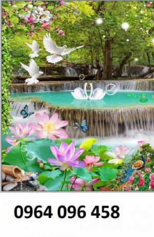 Tranh gạch 3d phong thủy phòng khách - BVC43
