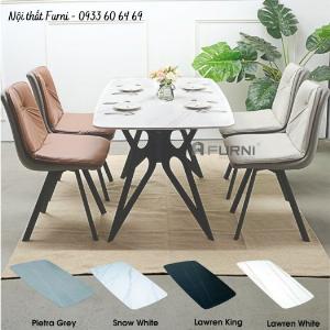 Bàn ăn mặt đá đẹp lạ nhập khẩu TN WINGS-14E