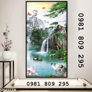 Tranh gạch ốp tường 3d khổ đứng HG086