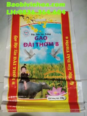 Bao đựng gạo giá rẻ , Bao in theo yêu cầu