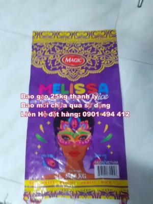 Bao đựng gạo giá rẻ , Bao in theo yêu cầu