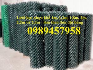 Lưới thép làm lồng nuôi cá, Lưới b40 bọc nhựa, Lưới làm hàng rào 2m, 2,2m