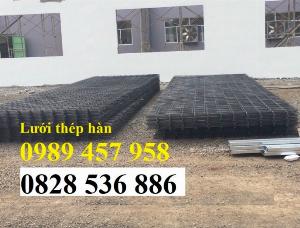 Lưới thép hàn chập phi 6 200*200, D6 200x200, D5 100x100, phi 5 150x150, D10, D12 mới 100%