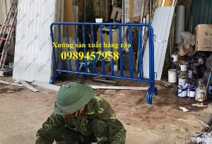 Rào chắn giao thông, hàng rào chắn tạm thời, Hàng rào chắn có bánh xe