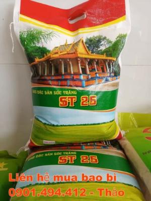 Em bán bao đựng gạo giá rẻ, bao in sẵn