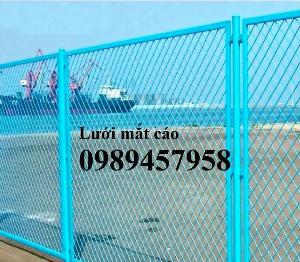 Lưới hàng rào mắt cáo, lưới hàng rào hình thoi trang trí, Hàng rào mắt cáo sơn tĩnh điện