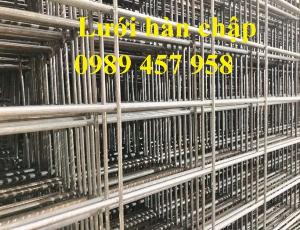 Lưới thép hàn đen phi 4 50x50, Lưới đen phi 5 100x100, Lưới thép hàn Trần Vũ Nguyên