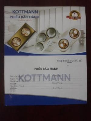 Đèn sưởi nhà tắm Kottmann 3 bóng K3B-G