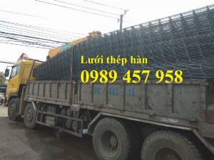 Sản xuất Lưới thép hàn phi 4 ô 50x50, D4 100x100, Lưới đổ bê tông phi 6 200x200, D6 250x250