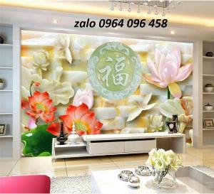 Tranh gạch 3d phong thủy phòng khách - 543X