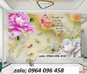 Tranh gạch 3d phong thủy phòng khách - 543X