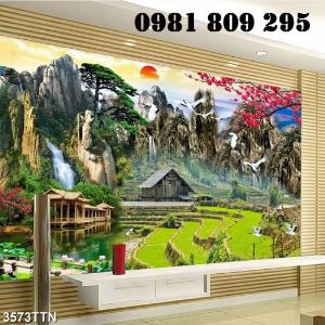 Tranh gạch men ốp tường - gạch tranh phong cảnh